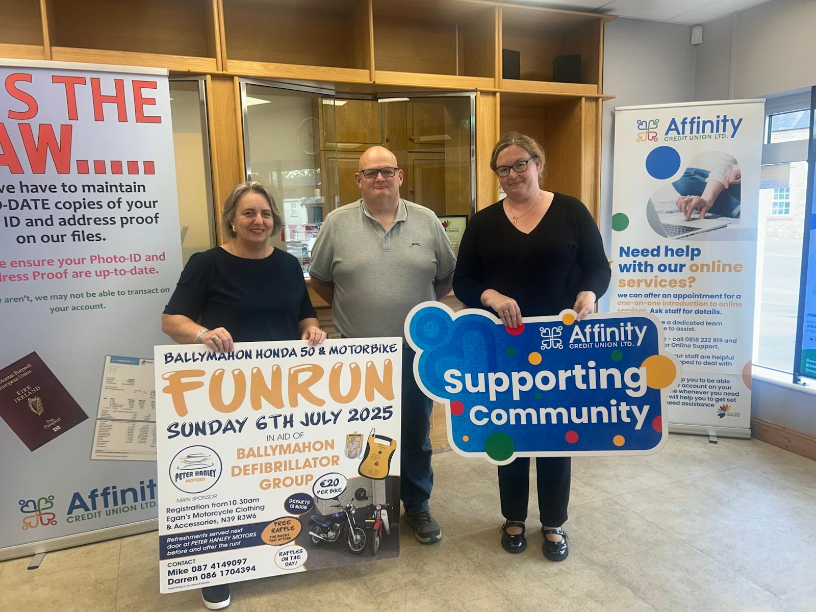 ACU Sponsorship Ballymahon Defibrillator Group
