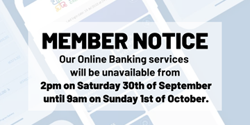 Member Notice: Year End Processing will affect Online Banking Services