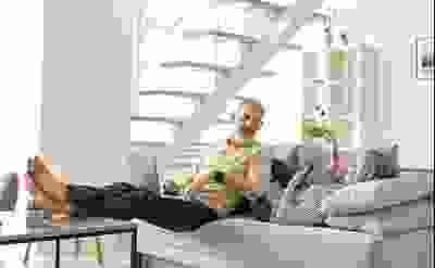 Happy members using digital