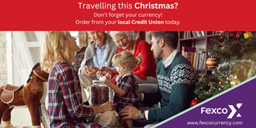 Travelling this Christmas? Don't forget your currency.