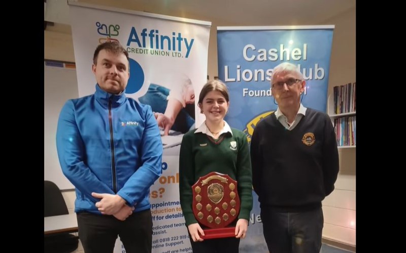 Cashel Lions Club Young Person of the Year 2023